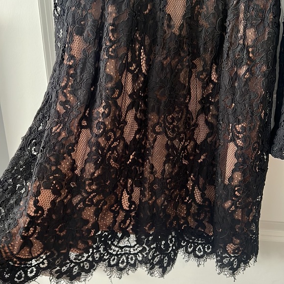 Michael Kors Lace Puff Sleeve Dress - Picture 3 of 8